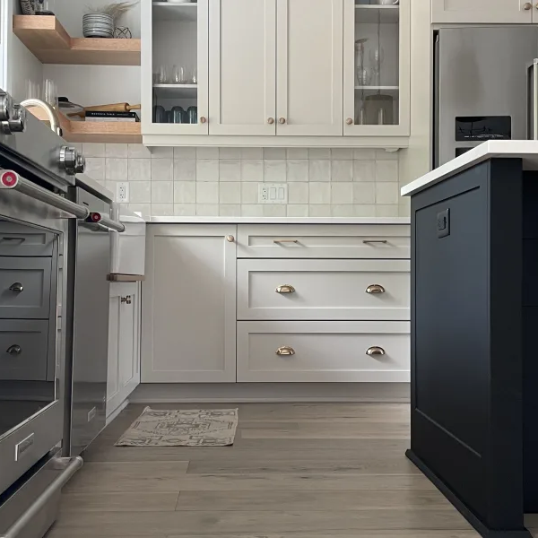 Kitchen with hardwood floors