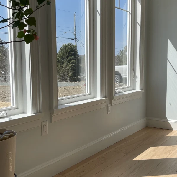 Moulding around 3 windows