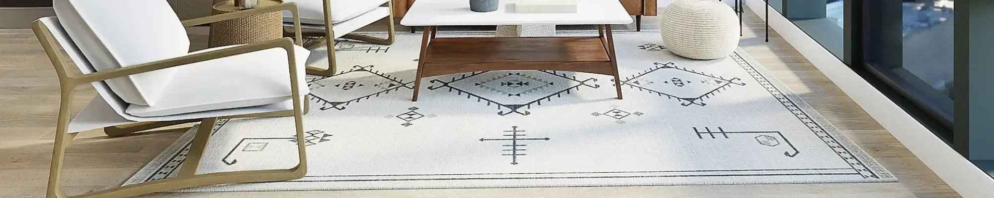 Luxury vinyl plank in a modern living room.